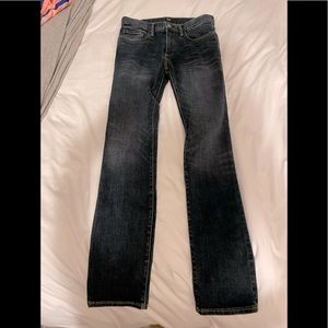 NWOT Gap mens 1969 skinny dark blue rinse jeans. Size  29 x 32